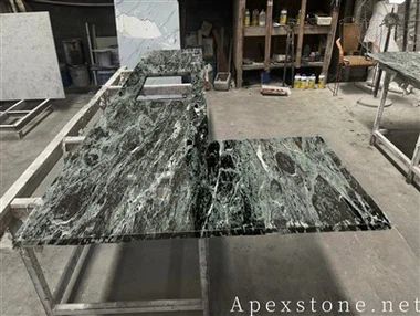 अद्वितीय वर्डे एल्पी संगमरमर टॉप