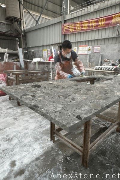 Waterfall Fossil Ash Marble Counter Tops suppliers